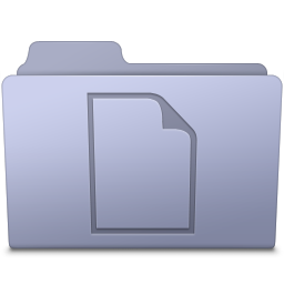 Documents Folder Lavender Icon 256x256 png